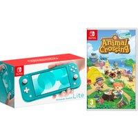 Nintendo Switch Lite 32GB with Animal Crossing: New Horizons - Turquoise, Blue