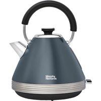 Morphy Richards Venture Retro Pyramid 100335 Kettle - Basalt, Grey
