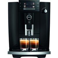Jura E6 15805 Bean to Cup Coffee Machine - Piano Black, Black