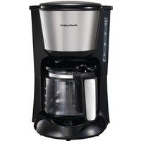 Morphy Richards Equip 162501 Filter Coffee Machine - Black / Brushed Steel, Black
