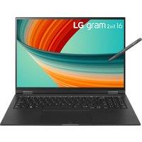 LG gram 16" 2-in-1 Laptop - Intel Core i7, 1 TB SSD, 16 GB RAM - Black, Black