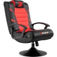BraZen Pride 2.1 Bluetooth Surround Sound Gaming Chair For Kids For Nintendo Switch, Xbox Series X|S, PS5, PS4, PC - Black / Red, Black