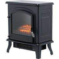 BeModern Colman 19356 Log Effect Electric Stove - Black, Black