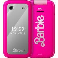 HMD Barbie Clamshell Mobile Phone in Pink, Pink