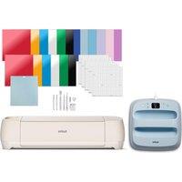 Cricut Explore 4 Ultra Bundle Smart Cutting Machine - Seashell, Orange