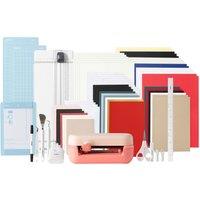 Cricut Joy 2 Deluxe Gift Bundle Smart Cutting Machine - Coral, Red