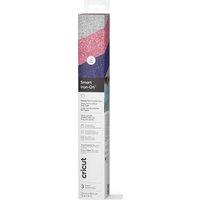 Cricut Smart Iron-On Glitter Matless Heat Transfer Vinyl, Nebula Sampler - 13 in x 12 in (3 ct) - Sapphire Blue / Pink / Silver, Sapphire Blue / Pink / Silver