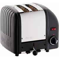 Dualit Classic Vario 20237 2 Slice Toaster - Black, Black