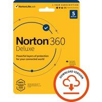 Norton Digital Download for Windows, Mac, for 5 Devices - Annual Subscription, White