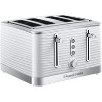Russell Hobbs Inspire 24380 4 Slice Toaster - White, White