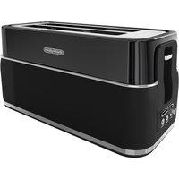 Morphy Richards Signature Matt 245744 4 Slice Toaster - Black, Black