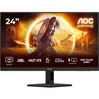 AOC 23.8" Full HD 200Hz Gaming Monitor with NVidia G-Sync - Black / Grey, Black
