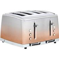 Russell Hobbs Eclipse 25143 4 Slice Toaster - Copper, Brass