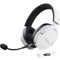 Trust GXT 491 Fayzo Wireless Gaming Headset For Nintendo Switch,PC,PlayStation 4,PlayStation 5,Playstation 3,Wii,Xbox 360,Xbox One,Xbox One S,Xbox S - White, White
