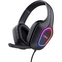 Trust GXT 416 Zirox LED Gaming Headset For Nintendo Switch,PC,PlayStation 4,PlayStation 5,Playstation 3,Wii,Xbox 360,Xbox One,Xbox One S,Xbox S - Black, Black