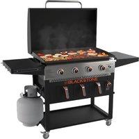 Blackstone 36in Griddle Plus with Air Fryer 4 Burner Gas Barbecue - Black, Black