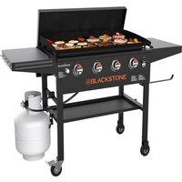Blackstone 36in Griddle with Hardcover Gas Barbecue - Black, Black