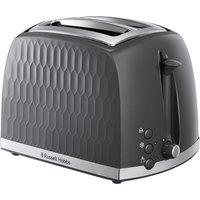 Russell Hobbs Honeycomb 26063 2 Slice Toaster - Grey, Grey