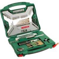 Bosch 2607019330 100 Piece X-Line Titanium Drill and Screwdriver Bit Set - Green, Green