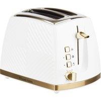 Russell Hobbs Groove 26391 2 Slice Toaster - White, White