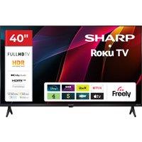 Sharp HD2225K 40 Full HD Smart Roku TV [2025] - 2T-C40HD2225KB, Black