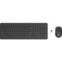 HP 330 Wireless Mouse and Keyboard Combo Wireless Keyboard - Black, Black