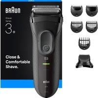 Braun Series 3 Mens Shaver - Black, Black