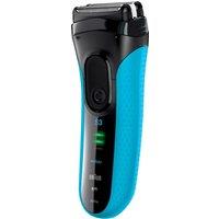Braun Series 3 Mens Shaver - Blue, Blue