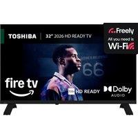 Toshiba 32" HD Smart Fire Freely TV [2026] - 32WF2653DB, Black