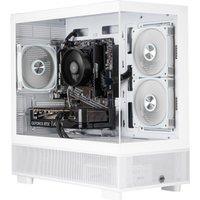 3XS Core Gaming PC - NVIDIA GeForce RTX 5060, AMD Ryzen 5, 500GB SSD - White, White
