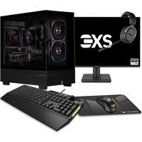 3XS Core Gaming Bundle Gaming - NVIDIA GeForce RTX 5060, AMD Ryzen 5, 500GB SSD - Black, Black