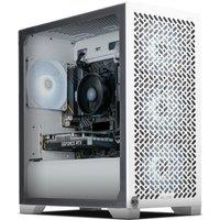 3XS Core Gaming PC - NVIDIA GeForce RTX 3050, AMD Ryzen 5, 500GB SSD, 16 GB RAM - White, White