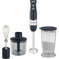 Morphy Richards Total Control 402061 Hand Blender with 4 Accessories - Grey, Grey