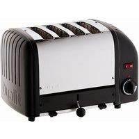 Dualit Classic Vario 40344 4 Slice Toaster - Black, Black