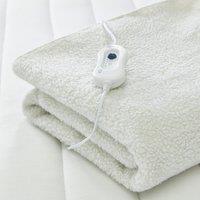 Silentnight Comfort Control Fleece Under Blanket For King Size Bed - Cream, Cream