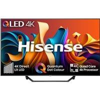 Hisense A7N 43" 4K Ultra HD QLED Smart Freely TV - 43A7NQTUK, Grey