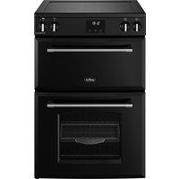 Belling Farmhouse 60Ei TCH 60cm Electric Mini Range Cooker with Induction Hob - Black - A/A Rated, Black