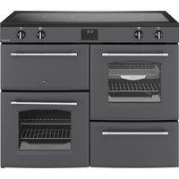 Belling Farmhouse 110Ei 110cm Electric Range Cooker with Induction Hob - Anthracite - A/A Rated, Grey