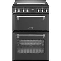 Stoves Richmond Deluxe 60Ei RTY 60cm Double Oven Electric Mini Range Cooker with Induction Hob - Black - A/A Rated, Black