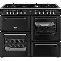 Stoves Richmond 110cm Dual Fuel Range Cooker - Black - A/A/A Rated, Black