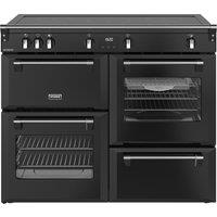 Stoves Richmond 110Ei TCH 110cm Electric Range Cooker with Induction Hob - Black - A/A/A Rated, Black