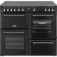 Stoves Richmond Deluxe 100Ei RTY 100cm Electric Range Cooker with Induction Hob - Black - A/A/A Rated, Black