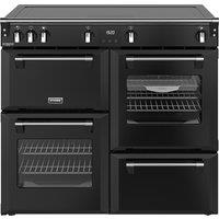 Stoves Richmond Deluxe 100Ei ZLS 100cm Electric Range Cooker with Induction Hob - Black - A/A/A Rated, Black