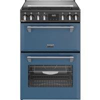 Stoves Richmond DX MRA 60DF 60cm Double Oven Dual Fuel Mini Range Cooker - Twilight Blue - A/A Rated, Blue