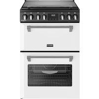 Stoves 60cm Double Oven Richmond DX MRA 60Ei RTY Mini Range Electric Cooker with Induction Hob - Icy White - A/A Rated, White