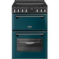 Stoves Richmond DX MRA 60Ei RTY 60cm Double Oven Electric Mini Range Cooker with Induction Hob - Deep Marine - A/A Rated, Green