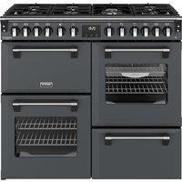 Stoves Richmond Deluxe 100DF 100cm Dual Fuel Range Cooker - Anthracite - A Rated, Grey