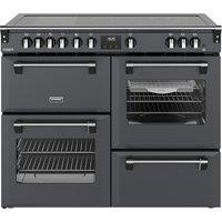 Stoves Richmond Deluxe 110Ei RTY 110cm Electric Range Cooker with Induction Hob - Anthracite - A Rated, Grey
