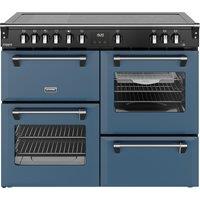 Stoves Richmond Deluxe 110Ei RTY 110cm Electric Range Cooker with Induction Hob - Twilight Blue - A Rated, Blue