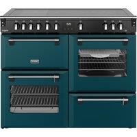 Stoves Richmond Deluxe 110Ei RTY 110cm Electric Range Cooker with Induction Hob - Deep Marine - A Rated, Green